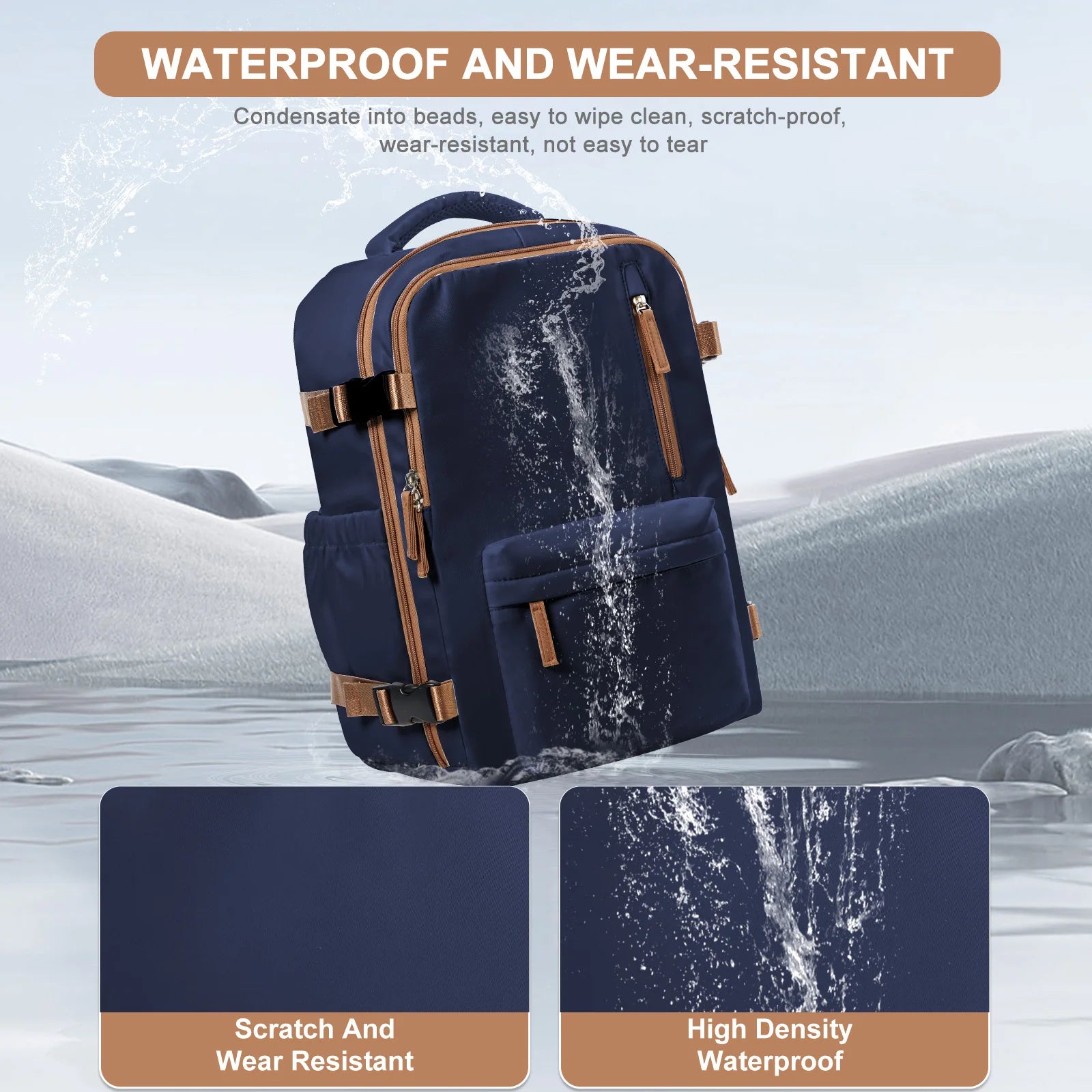 Travel Backpack Cabin Bag, Ryanair Backpack 40x20x25 Carry-Ons, Men Women 15.6 inch Laptop Backpack, Casual 40x28x17 Backpack mochila de viaje