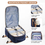 Travel Backpack Cabin Bag, Ryanair Backpack 40x20x25 Carry-Ons, Men Women 15.6 inch Laptop Backpack, Casual 40x28x17 Backpack mochila de viaje