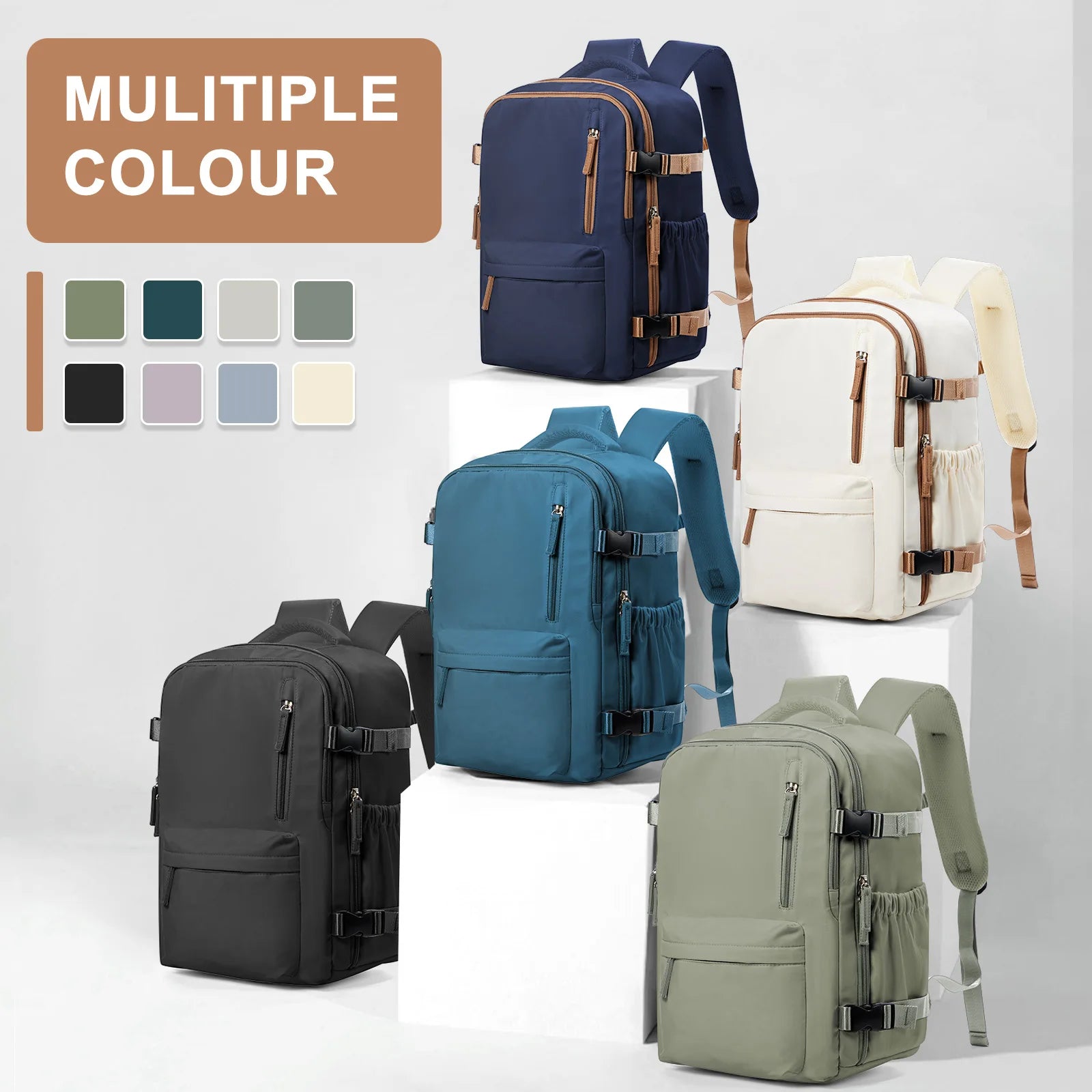 Travel Backpack Cabin Bag, Ryanair Backpack 40x20x25 Carry-Ons, Men Women 15.6 inch Laptop Backpack, Casual 40x28x17 Backpack mochila de viaje