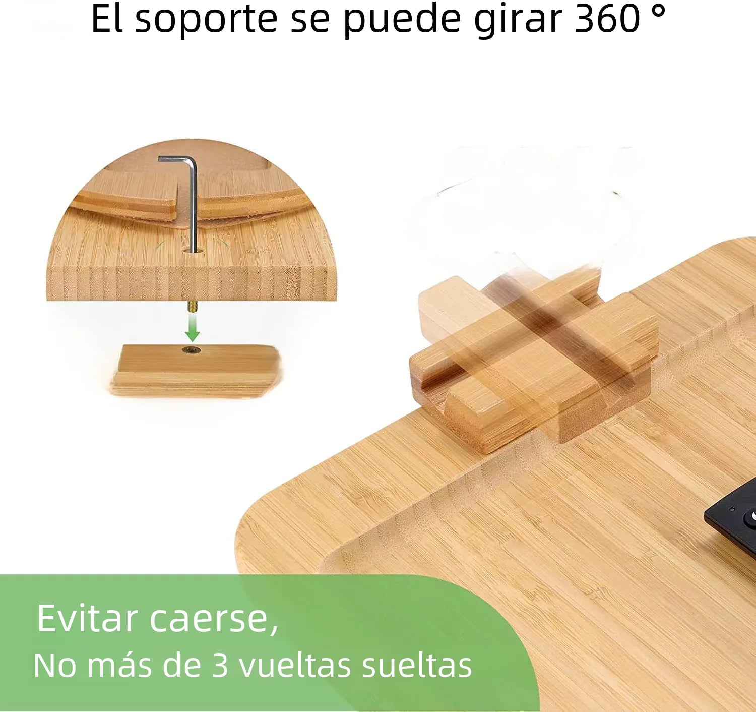 Bandeja de madera plegable – Foldable Wooden Tray